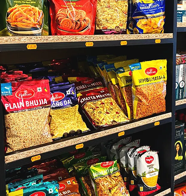 Inside Swadish — the neighbourhood grocery shelves on Rue de Flandre, Brussels
